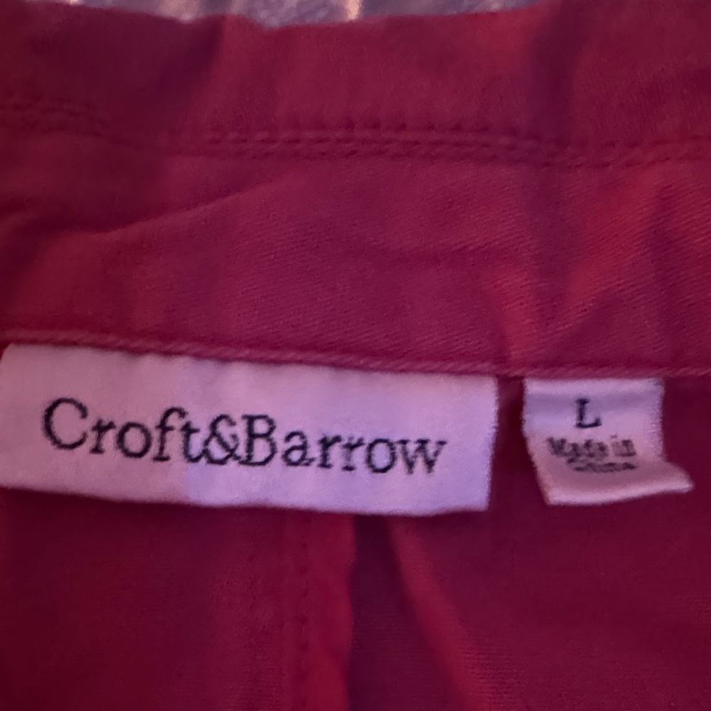 Croft & Barrow Kids Cherry Red Pants